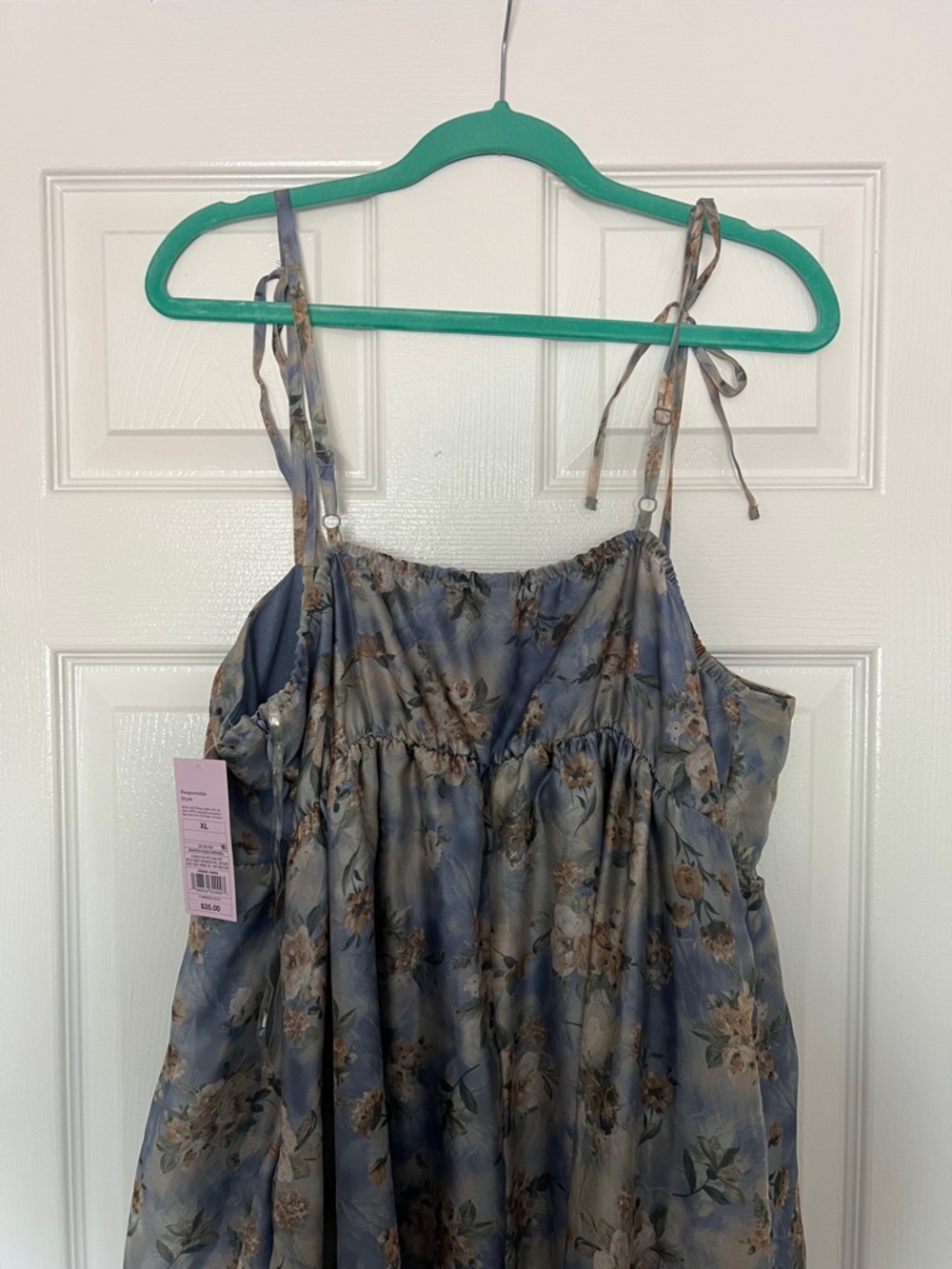 wild fable Blue Floral Maxi Dress - Picture 6 of 7